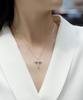 VVS Diamond Moissanite Cross Pendant Necklaces 925 Sterling Silver Jesus Cross Design Necklace Men Women Fine Jewelry