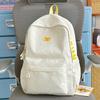 Cute Star Print Backpack with Front Pocket, Stylish School Bag for Women and Teens