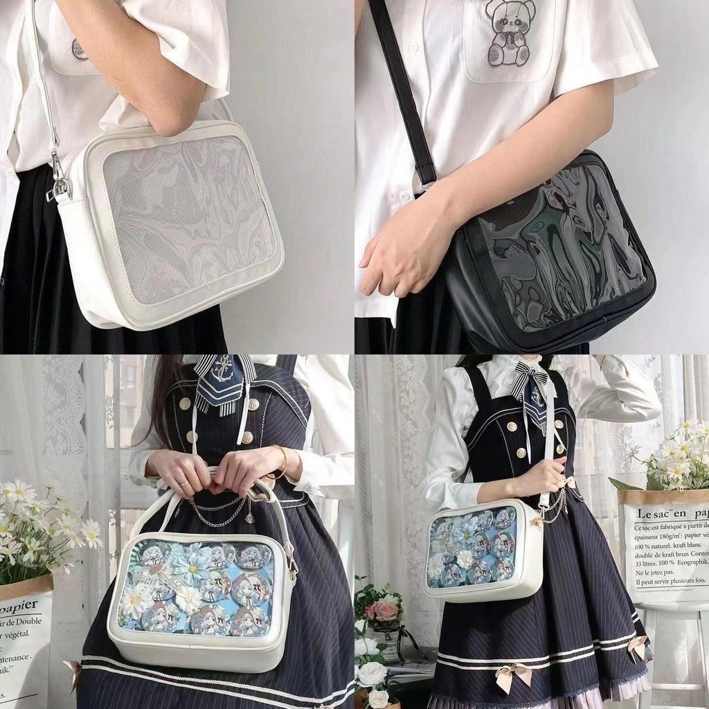 Chic Soft Womens Crossbody Bag Trendy Japanese Jk Style Minimalistic Fashionable Tote
