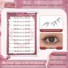 Enhance! Glue-Free Self-Adhesive Unisex Natural-Look Double-Tipped Lower Lashes with Jade Ring