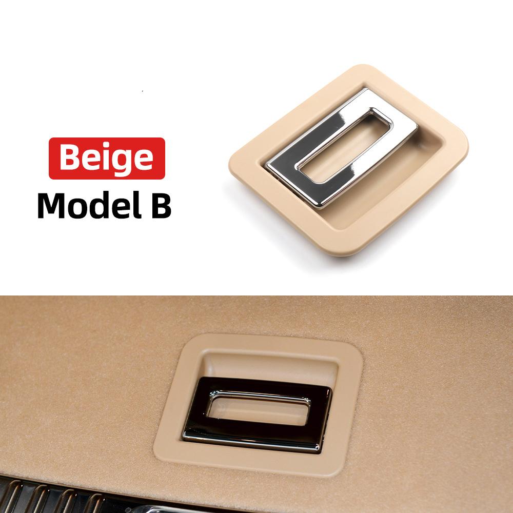 Car Rear Trunk Tail Cover Bottom Plate Mat Floor Carpet Handle Replacement For Porsche Cayenne Panamera 2010-2016 95855111500