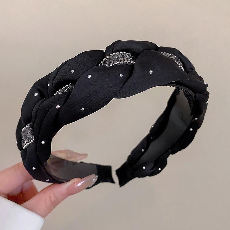 Hollow butterfly headband women s mesh yarn high skull top headband super fairy temperament pressure hair