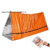 Portable Outdoor Emergency Tent & Thermal Sleeping Bag for Disaster Relief, Camping, and Cold Protection