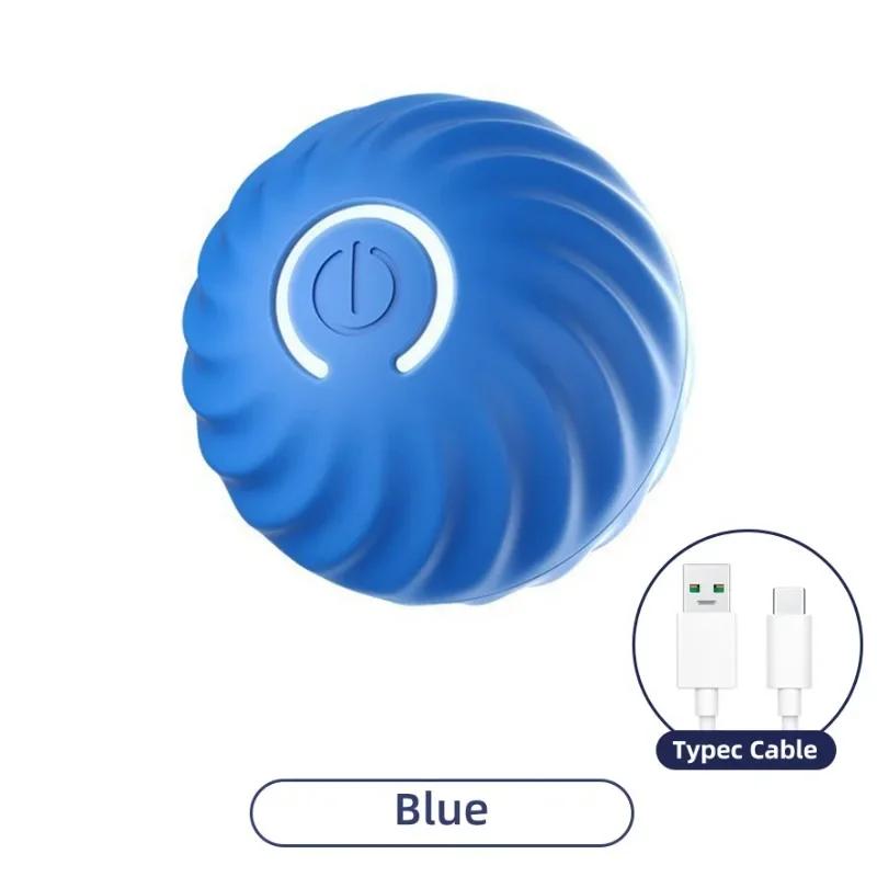 Pet Toy Ball Electronic Interactive Smart Moving Gravity Jumping Interactive Pet Products Rechargeable Electronic Toy Ball Dog