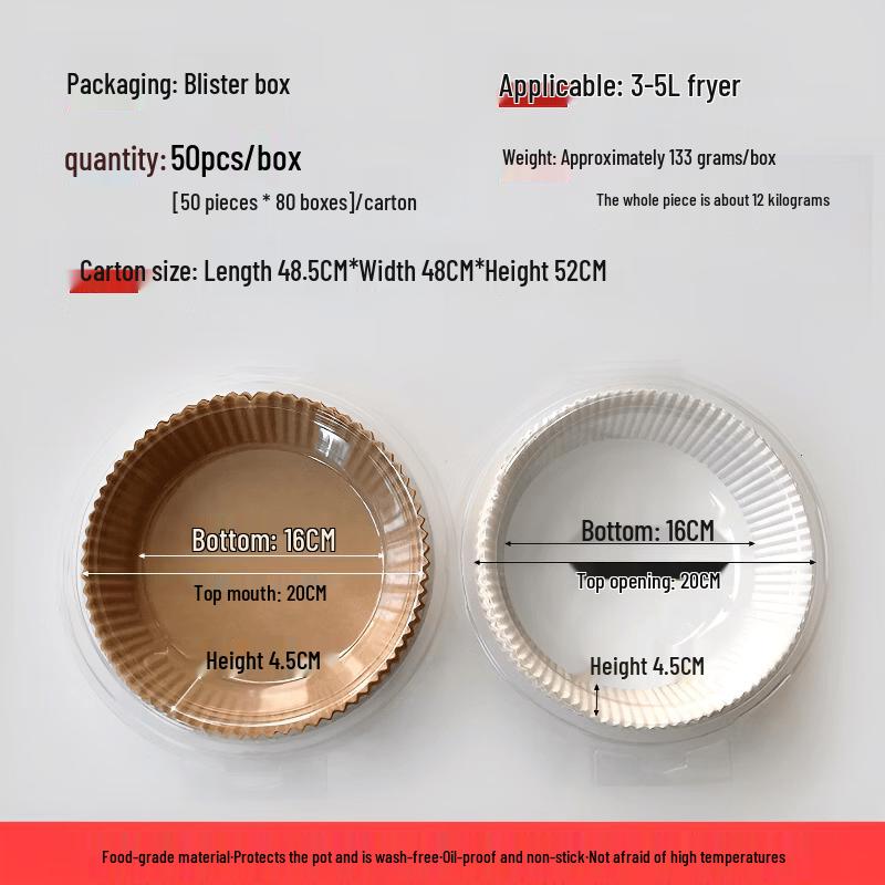 Air Fryer Parchment Paper Liners