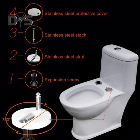 Toilet Cover with Quiet Close Technology Sturdy Anti-Shift Design Quick Release Secure Fit Toilet Lid