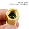 R134A Quick Coupler Connector Adapter Fittings High Low Manifold Connector Brass Adapters Air Conditioning Refrigerants