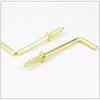 Gold/Silver L Shape 20pcs Sheep Eyes Alloy Frame 7 Style Hanger Dresser Cup Hooks Right Angle Screws Iron