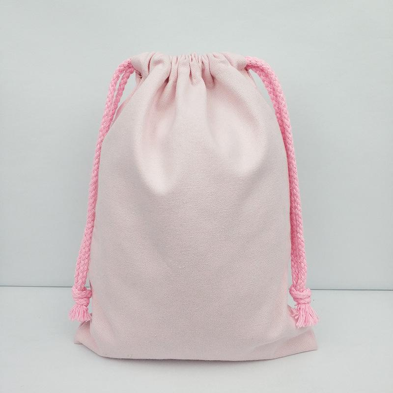 Umweltfreundliche Baumwoll-Kordelzugtasche - Leere Geschenkverpackung aus reiner Baumwolle