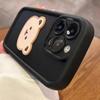 Applicable to iPhone17/16e mobile phone case 15 three-dimensional bear 14 Apple 15pro anti-drop 11 protective case 8 soft case