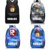 Roblox Pattern Kids Schoolbag Backpack With Starry Background And Large Capacity