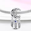 S925 Silver Dreamcatcher Moon Flower Bead Pendant DIY Bracelet Necklace Jewelry Set Valentine's Day Gift