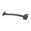Extension Cable PCIE 1X Dual Vertical 90 Degrees  Network Adapter Line with LED Indication 15cm