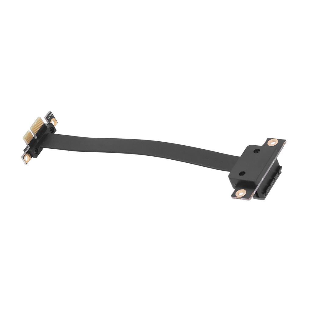 Extension Cable PCIE 1X Dual Vertical 90 Degrees  Network Adapter Line with LED Indication 15cm
