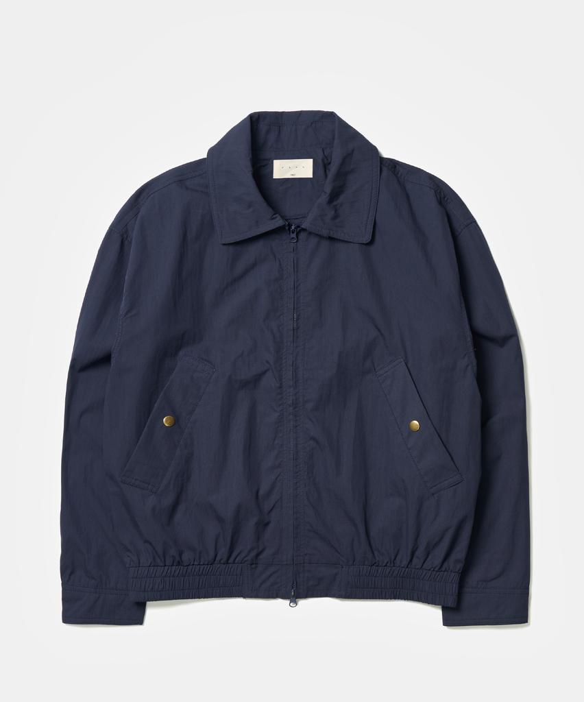 Andagain Neck Guard Field Blouson (Navy