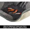 Waterproof Towel Car Seat Cover, Sweatproof Non-Slip Seat Protector, Universal Fit For Front Bucket Or Rear Bench Seat Of Cars, SUVs, Vans, Trucks,