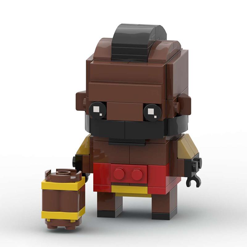 Game Action Figures PEKKA Monk Barbarians Hog Rider Brickheadz Building Blocks MOC Royale Wars Doll Model Kids Toy Birthday Gift
