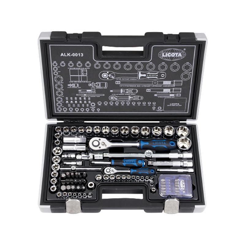 LICOTA 1/4" & 1/2" Ratchet Wrench Socket Set, USA Imported