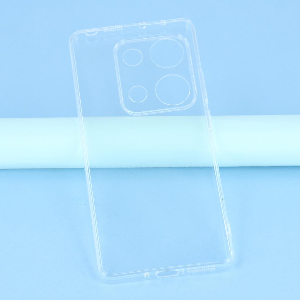 UNITHIN Für Xiaomi Redmi Note 14S 4G Hülle Ultradünn 0,7mm Klar TPU Anti-Sturz Handyhülle Präzise Aussparungen