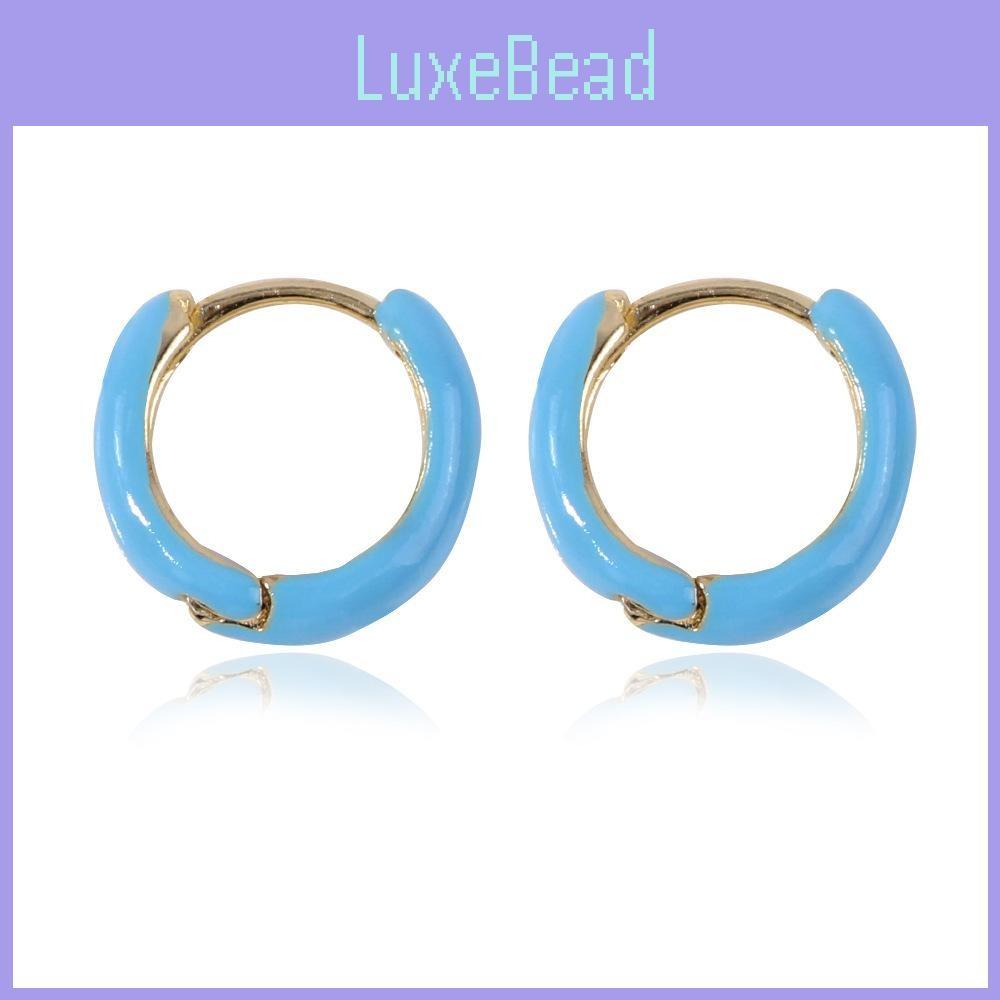 Lovely Metal Geometric Stud Earrings For Women Colorful Design 2021