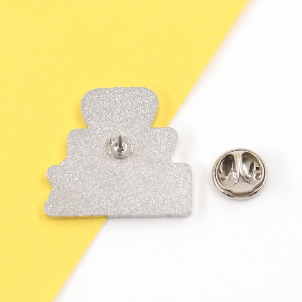 King George Hamilton Musical Crown Enamel Pin