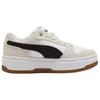 Puma Rebound Femme Low Top Skateboard Shoes Women's White Black 402593-01