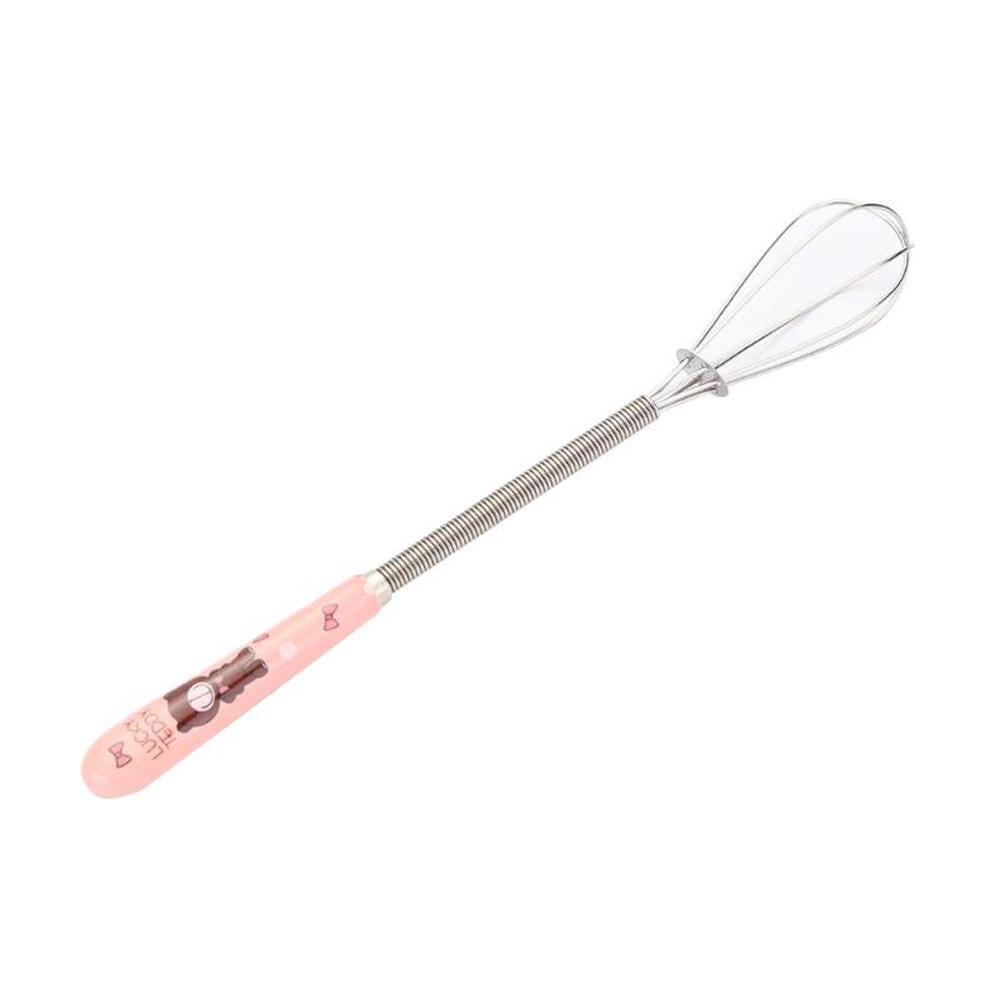 1Pcs Egg Beater Coffee Milk Drink Mini Mixer Ceramic Handle Stirring Whisk Frother Foamer Practical Kitchen Gadgets