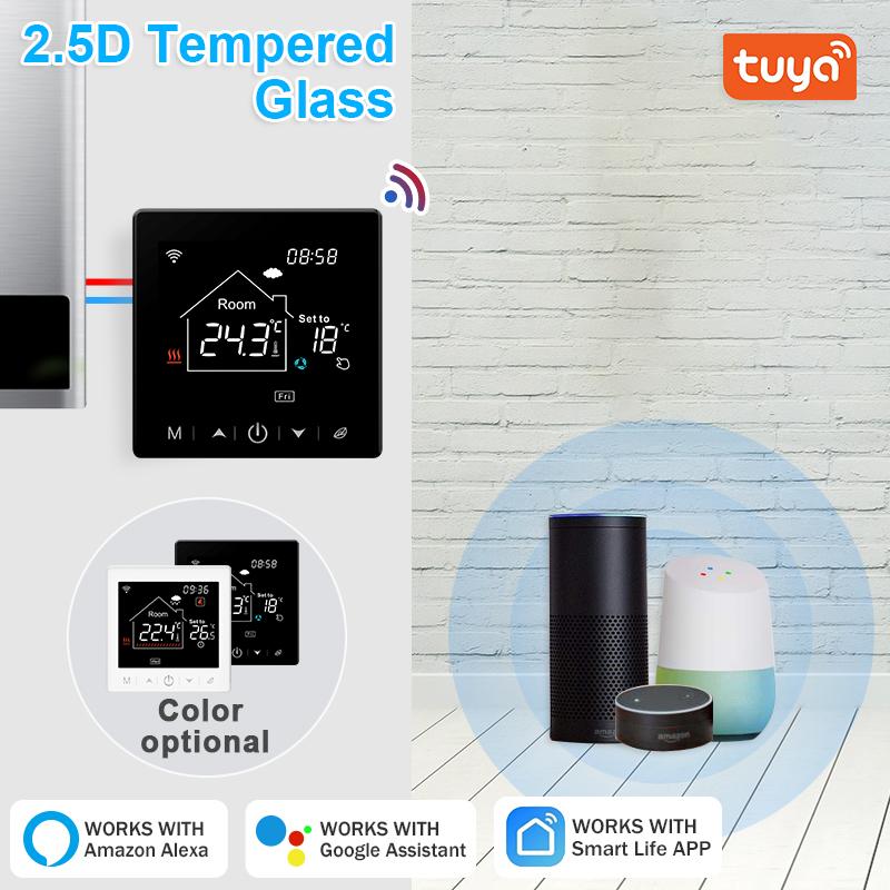 Tuya Smart Home Wifi Heating Thermostat Floor Heating Water Gas Boiler Temperature Thermoregulator Google Home Alexa Alice7
