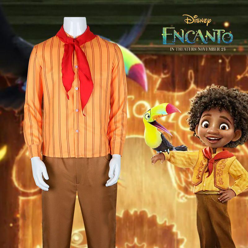 Encanto Antonio Cosplay Costume Shirt Pants Halloween Suit For Kids Perfect For Role Play