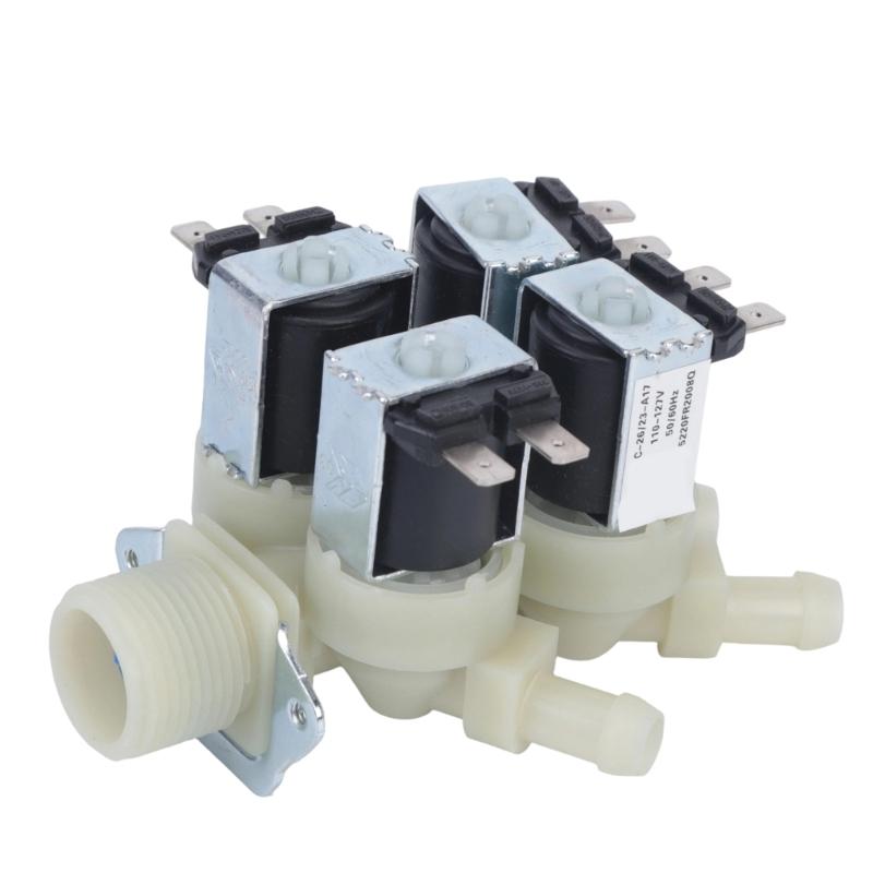 Durability Water Inlet Valves 110V For Dishwasher And Washing Machine Quick Install Leakproof Replacement Water Inlet Valves 1