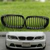 Glänzende Schwarze Frontgrill Gitter für BMW E46 LCI Facelift Coupe Cabriolet 03-05 325CI 330CI 2-türig 51137064317,51137064318