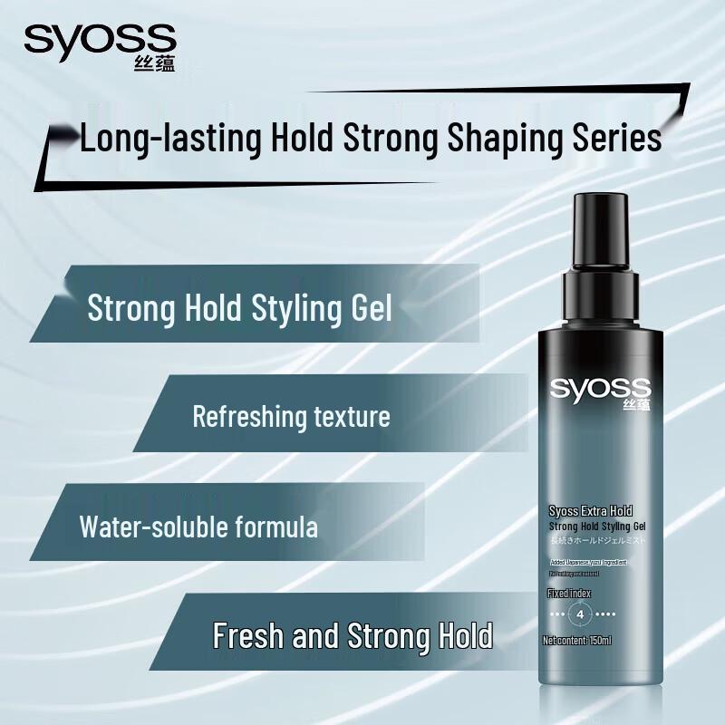 Syoss Long-lasting Strong Hold Styling Gel Water
