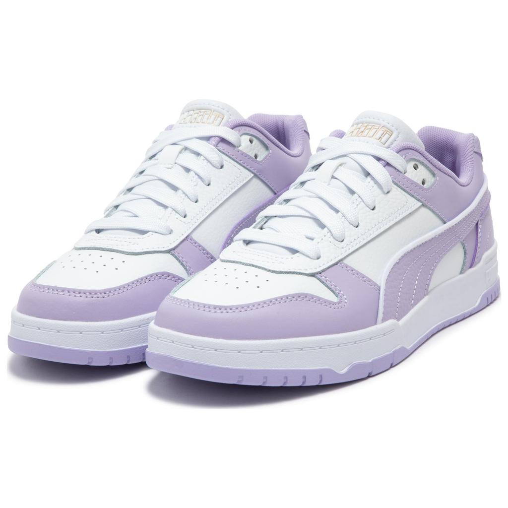 Puma Retro Comfortable Low-Top Sneakers Women Sneakers White Purple 386373-41