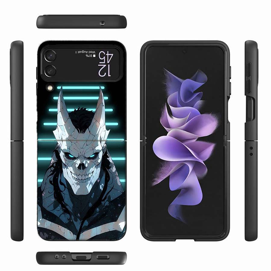 

Kaiju No. 8 Anime Phone Case For Samsung Z Flip 6 7 5G Z Flip 5 Galaxy Z Flip 3 4 5G ZFlip Shockproof Hard Cover TPU PC Coque Ca Galaxy Z Flip 7 5G