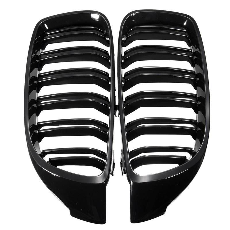 Car Styling Front Kidney Grille Dual Slat Grille For BMW F32 F33 F36 F82 F83 2013- 320i 325i 328i Auto Accessories