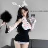 Sex Underwear Uniform Sexy Bunny Small Breasts Temptation Free Suit Women's Pure Lace Buttocks Skirt