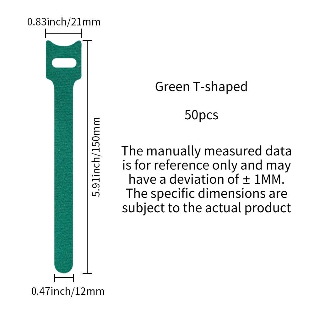 50/100pcs Reusable Adjustable Non-Slip Nylon Plant Ties with Hook and Loop Fasteners, Ideal for Gardening Applications