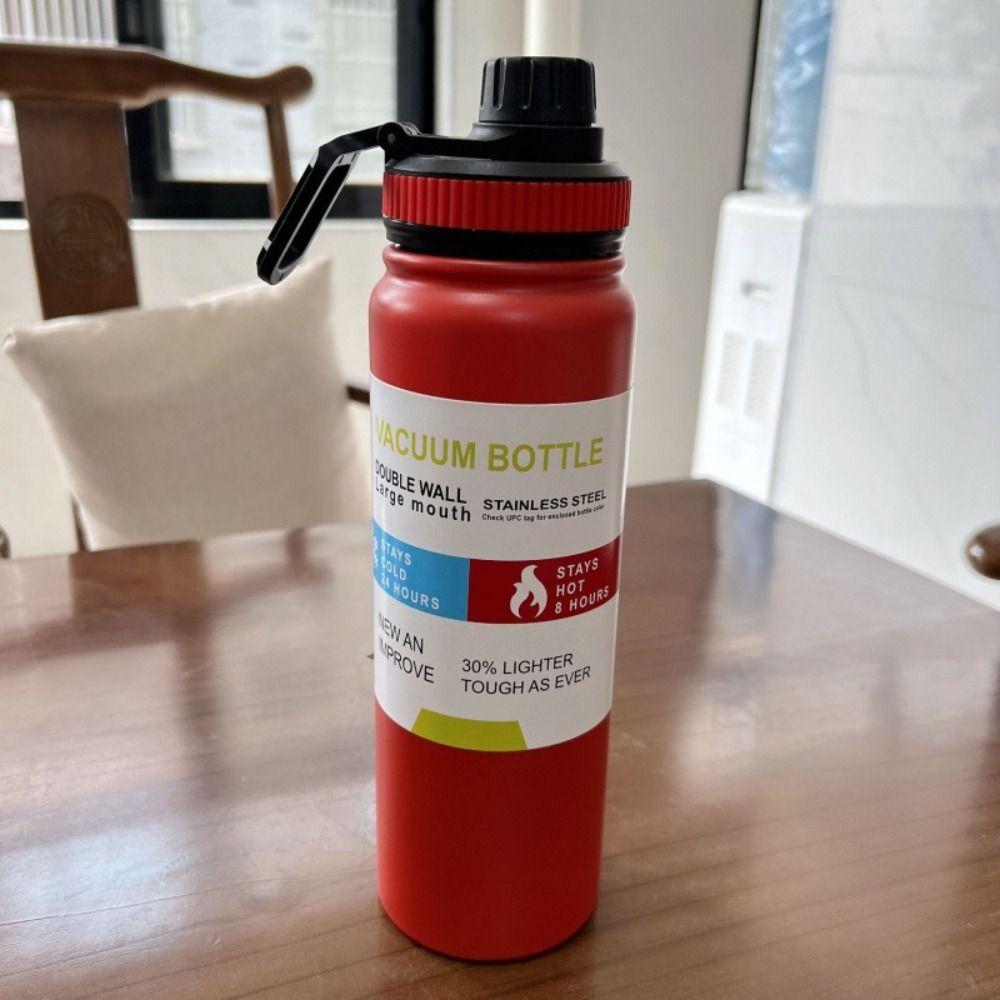 600/800ml Insulated Cup Stainless Steel Vacuum Flask Gift Sports Water Bottle  Cold/Hot Drink
