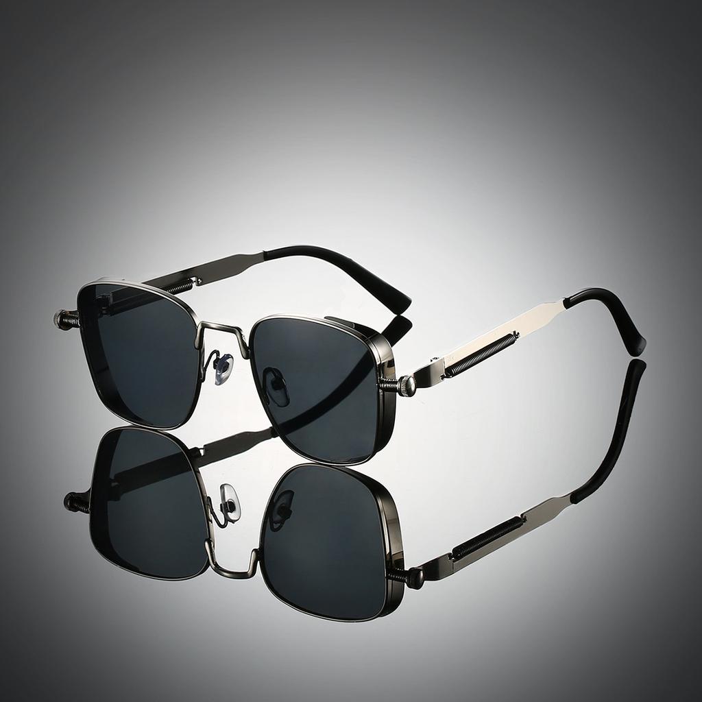 JYL TS Sunglasses UV Protection Square Metal Punk Spring/3553