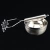 Stainless Steel Wave Shape Potato Masher Fruit Cutter Crusher Kitchen Supply