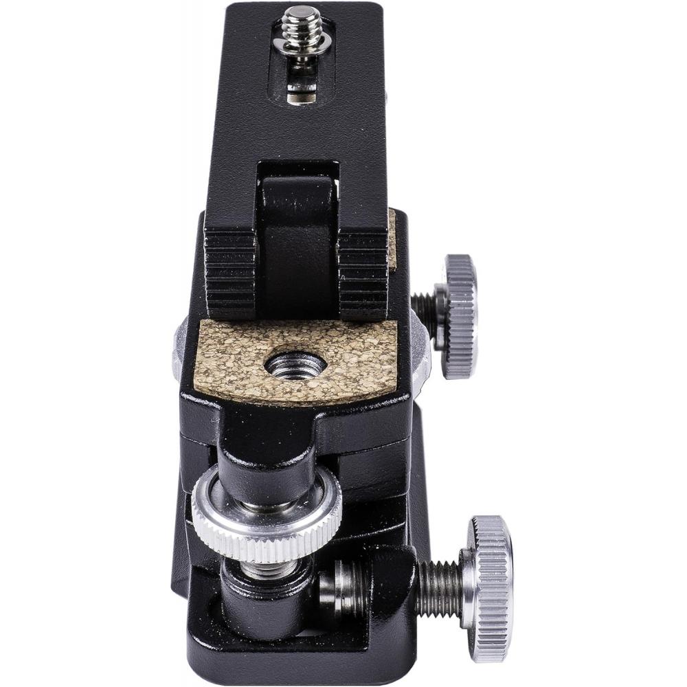 Slik Mikrobewegungskopf SMH 250 2-Achsen Druckguss-Aluminium Druckguss-Alca Schweizer Standard Kompatibel 206775