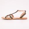 Sandales Hamsuni kaki gold Femme LES TROPEZIENNES PAR M.BELARBI