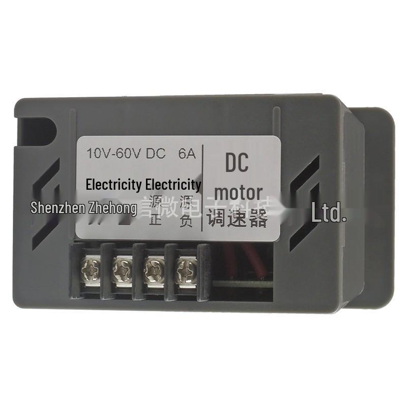 DC-växelmotor hastighetsregulator med manuell framåt-/bakåtreglering och trelägesbrytare för 12V/24V/48V PWM-motorer