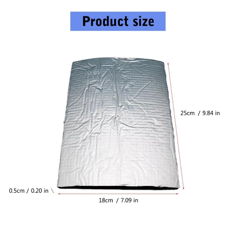 10pcs  Car Acoustic & Thermal Insulation Pad Water Resistant Noise & Heat Reduction Mat for Improved Cabin Environment