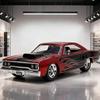 JADA 1:24 Plymouth Road Runner 1970 Legierung Auto Diecasts & Spielzeugfahrzeuge Automodell Miniatur Maßstabsmodell Auto Für Kinder