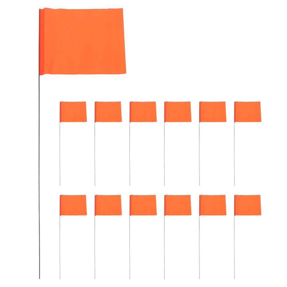 30 Pcs Marker Flags Signal Small Flagpole outside Lawn Banner race Mark Flags Yard Water Markers ornament Garden Irrigation Flag