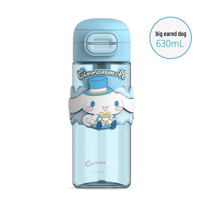 

Большая термостойкая кружка-поилка Sanrio для девочек с трубочкой - Мультяшное издание Ледокол для школы. Single Cup