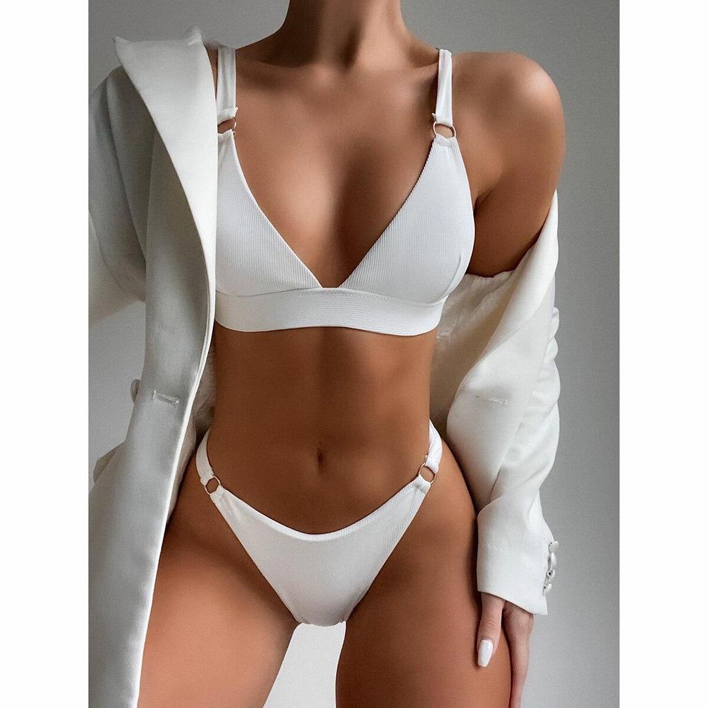 Sexy Women Swimsuit Female Bikini Push Up Bikini Set Brazilian Swimwear Solid Biquini Swimming Suit Bathing Suit Beachwear