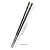 2-8 Pairs Alloy Chopstick Reusable Non-slip Sushi Food Chop Sticks Chopsticks Metal Chinese Chop Stick Tableware Kitchen Gadgets