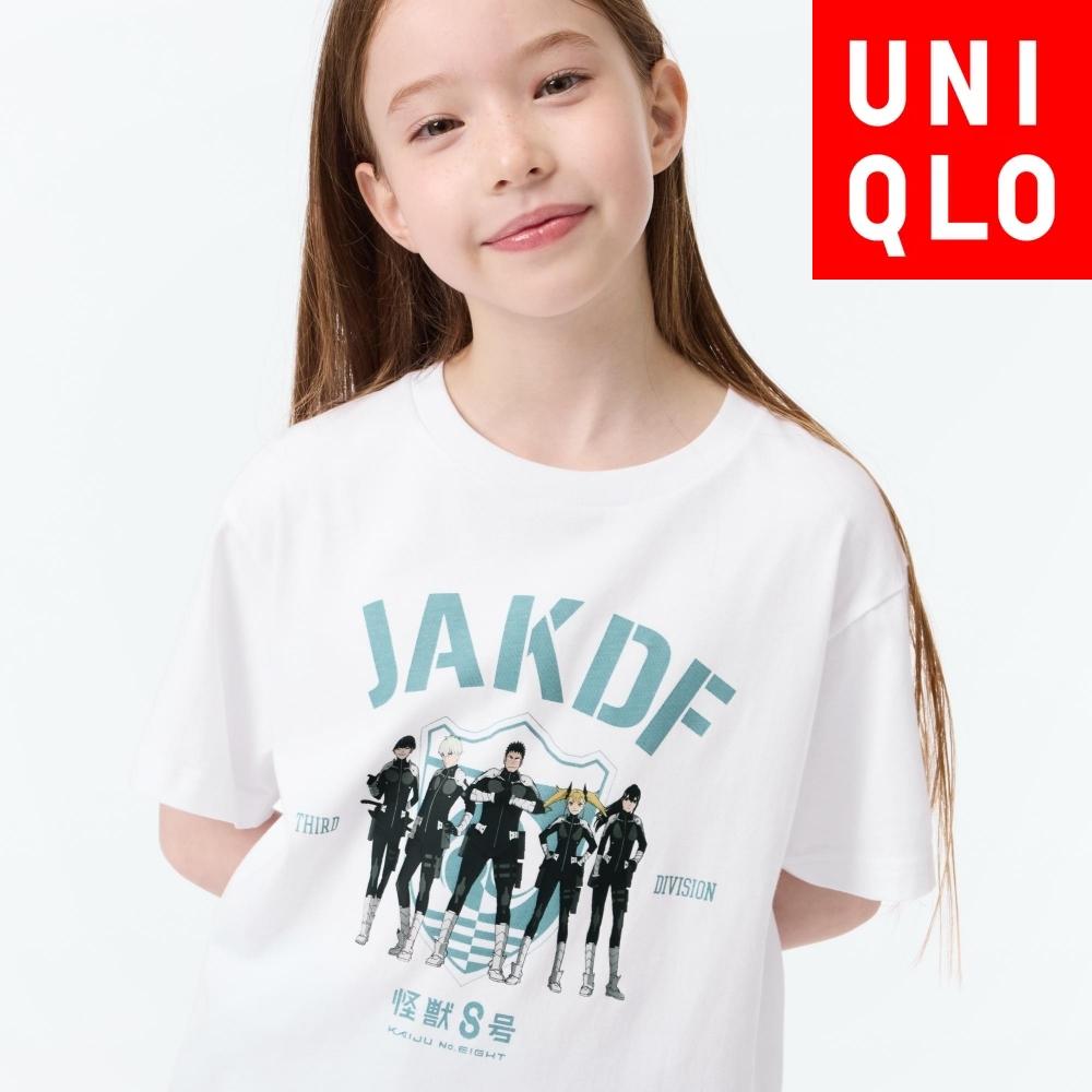 

UNIQLO ЯПОНИЯ Monster Нет. 8 УТ с коротким рукавом 00 WHITE/120